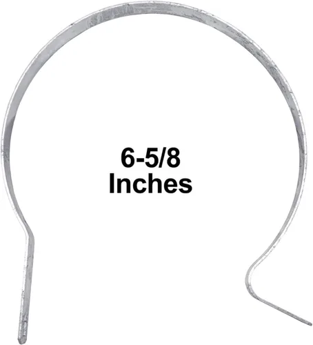 Miniatura 2 de Jake Sales Banda de tensión de 6-5/8 pulgadas para valla de eslabones de cadena, uso para postes de diámetro exterior de 6-5/8 pulgadas, banda