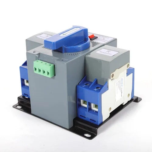 Miniatura 4 de Interruptor de transferencia automática de doble potencia, interruptor de cambio de generador de energía dual 63A 2P, interruptor comercial de 110 V