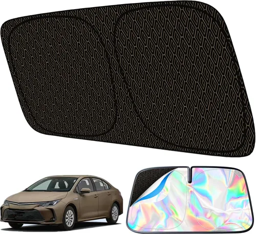 Miniatura 16 de Parasol para parabrisas personalizado para Chevrolet Equinox (2018-2025), parasol delantero de tela resistente con marco de metal fuerte, protección