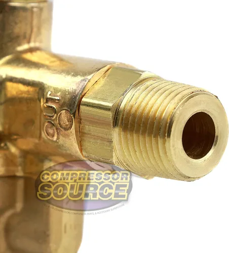 Miniatura 7 de Compresor de aire Piloto válvula de retención descargador combinación descarga de gas 95-125 1/2" FPT TOP INLET X 1/2" MNPT SALIDA PARA COMPRESORES