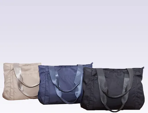 Miniatura 6 de Manfnee Bolso de mano de nylon para las mujeres Waterpoof Bolso de hombro multifunción de viaje Bolsas de mensajero de trabajo