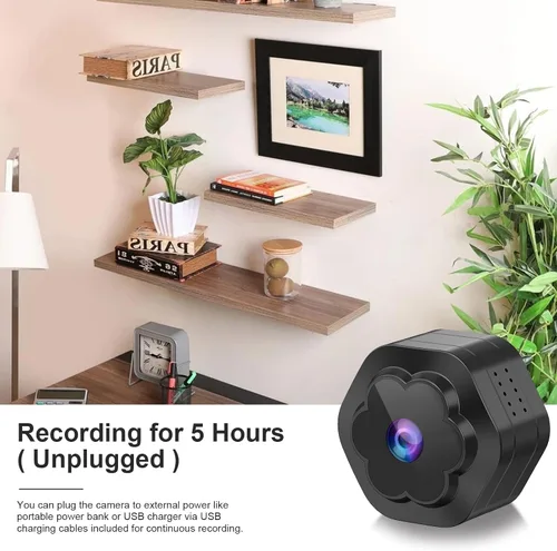 Miniatura 6 de Cámara de seguridad WiFi para interiores, cámara de niñera, mini cámaras inalámbricas 4K Ultra HD para bebés, mascotas, alertas de detección