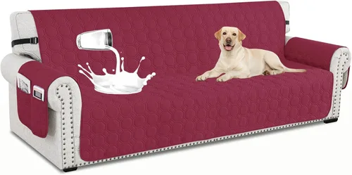 Miniatura 14 de XINEAGE Funda 100% impermeable para silla y sofá para mascotas, funda antideslizante para sofá, fundas lavables para silla, protector de muebles