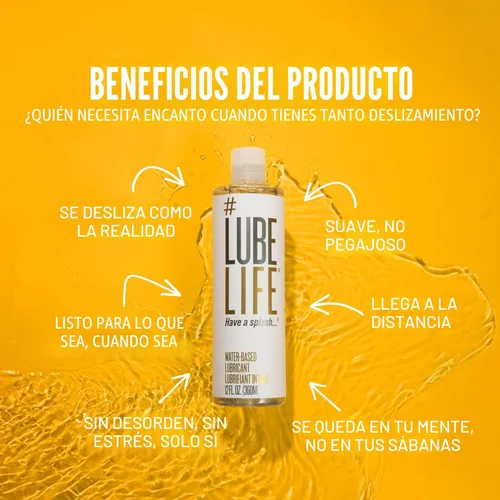 Miniatura 5 de LubeLife Lubricante a base de agua - Lubricante personal para hombres, mujeres y parejas, tamaño de viaje, no mancha, fácil de limpiar, seguro