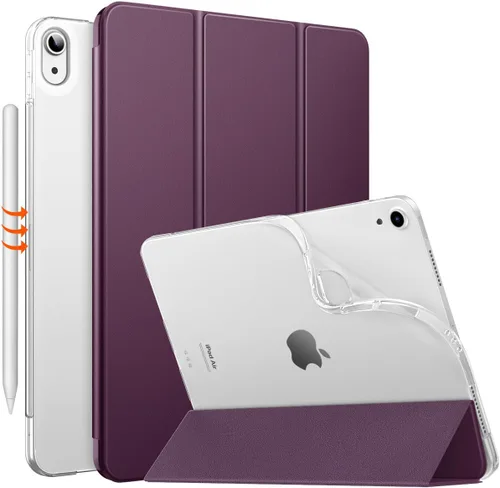 Miniatura 13 de MoKo para iPad Air de 11 pulgadas, funda para iPad Air de 7ª/6ª generación M3/M2 2025/2024, iPad Air de 5ª/4ª generación de 10.9" 2022/2020, Rojo