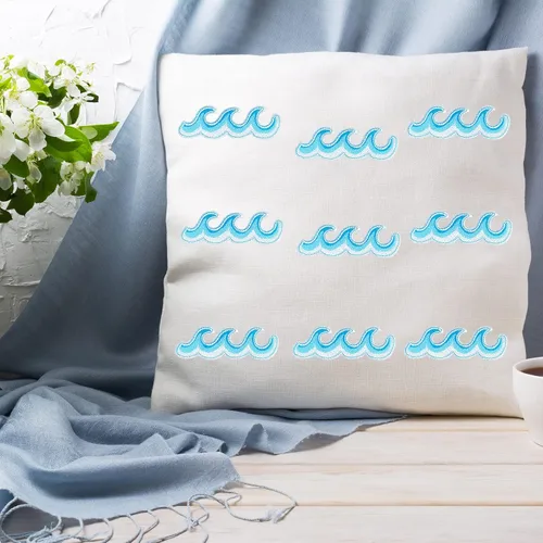 Miniatura 7 de 10 parches bordados de olas del océano, parche de reparación para ropa, chaquetas, gorras, parches bordados, parches de costura para decoración