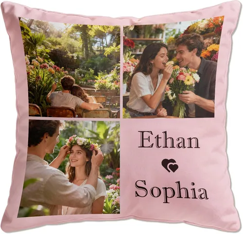 Miniatura 12 de Almohada personalizada, almohadas personalizadas con imagen, almohadas personalizadas con fotos de mascotas, almohada para niños con nombres, regalo