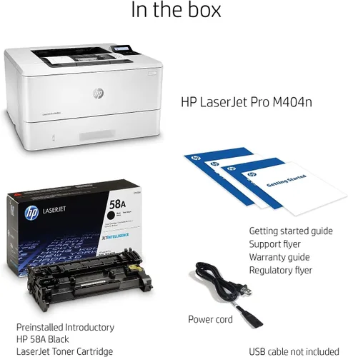 Miniatura 9 de HP - Laserjet Pro M404dn - Impresora láser monocromática con Ethernet integrado e impresión de doble cara, Negro talla única