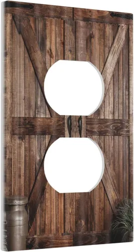 Miniatura 25 de Cubierta de interruptor de luz de palanca individual decorativa de 1 cuadrilla, placa frontal eléctrica para baño, cocina, decoración del hogar
