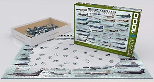 Miniatura 2 de EuroGraphics Rompecabezas de aviones de guerra modernos (1000 piezas)