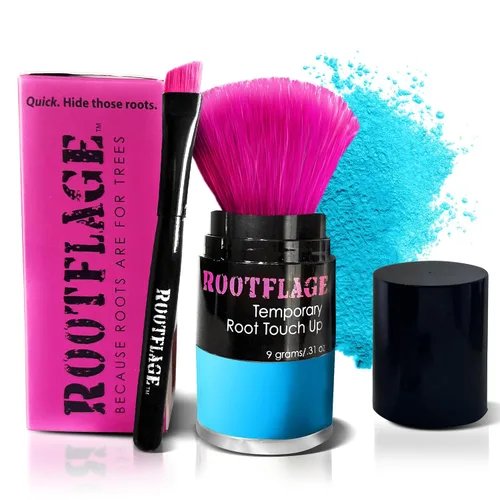 Miniatura 8 de Rootflage Tinte temporal para el cabello de color rosa, champú en polvo de color rosa, funciona en cabello oscuro (01 Pink Parade) 0.31 onzas 01