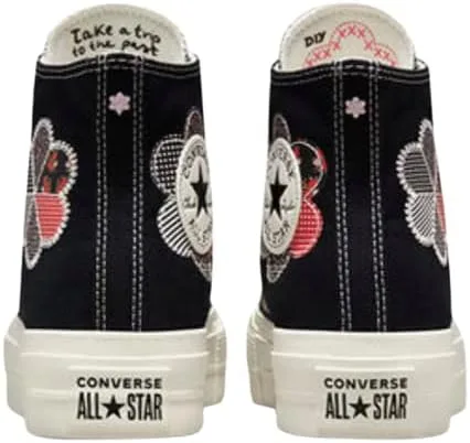 Miniatura 7 de Converse Chuck All Star Lift - Tenis para mujer con diseño de patchwork Sz 7, Varios