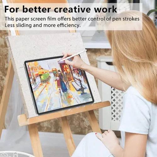Miniatura 3 de Protector de pantalla de papel compatible con Lenovo Idea Tab Pro, película de PET mate para dibujar y tomar notas [antirreflejo] [antideslizante]