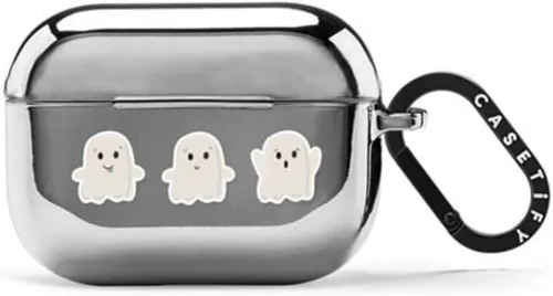 Miniatura 7 de CASETiFY Bounce - Funda para Airpods (3ª generación) con anillo - Black Kingsnake - Carbón mate