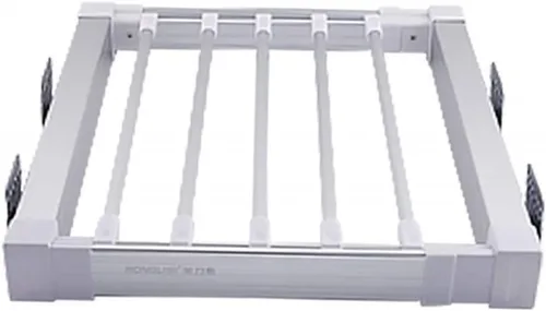 Miniatura 4 de THEGA Barra extensible de alta resistencia para armario – Perchero extraíble para ropa, perchero extraíble para pantalones, percha para pantalones