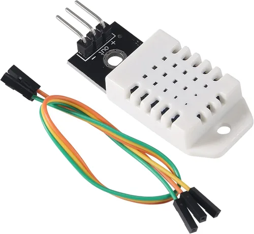 Miniatura 4 de DIANN 5 unids DHT22/AM2302 Módulo de sensor de temperatura y humedad Monitor de humedad de temperatura 3 pines módulo con cable para práctica