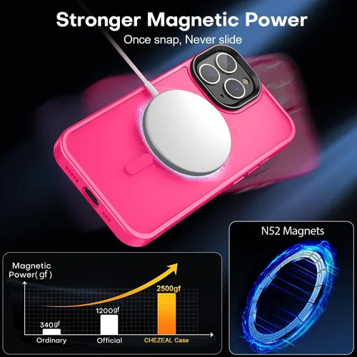 Miniatura 103 de Fuerte magnético para iPhone 11, compatible con Magsafe, [resistente a caídas de 13 pies] Funda trasera translúcida mate con sensación de piel