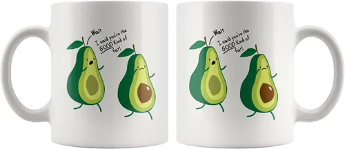 Miniatura 4 de Funny Avocado Lover You're The Good Kind Of Fat Funny Couples Gifts to Wife Girlfriend from Husband Boyfriend Nutritionist Gifts Vegan Vegetarian