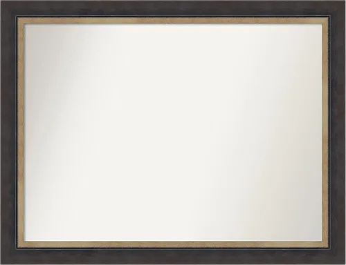 Miniatura 294 de Amanti Art Espejo personalizado, espejo de baño negro Astor, espejo de pared o espejo de tocador de baño sobre el fregadero (25 x 25 pulgadas)