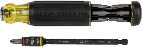 Miniatura 2 de Destornillador, destornillador ajustable 14 en 1 y destornillador de trinquete multibroca 32305, herramienta 15 en 1 con puntas Phillips, ranuradas