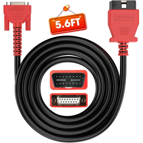 Autel Cable de prueba principal OBD2 original, solo para MaxiCOM MK900, MaxiCheck MX900, MaxiPRO MP900, MaxiDAS DS900, 16 pines OBDII OBD 2 cable de