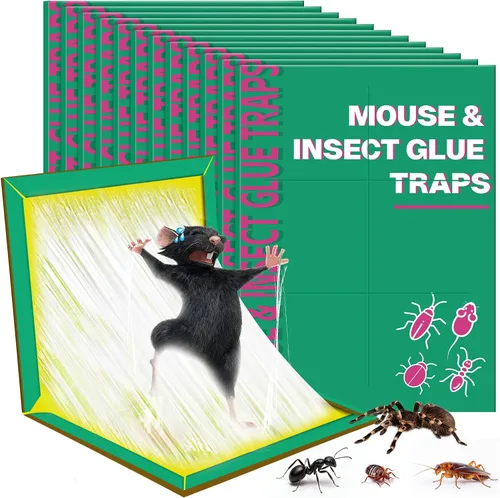 Miniatura 8 de Paquete de 6 trampas adhesivas para ratones, ratones, roedores, serpientes, sin contacto para interiores, para el hogar, cocina, garaje, sótanos