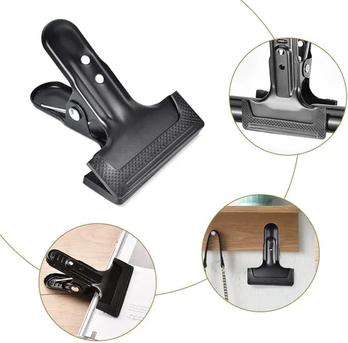 Miniatura 5 de Abrazaderas de resorte para telón de fondo, paquete de 2 clips resistentes de 4 pulgadas Soportes de fondo de fotografía, carpintería, proyectos