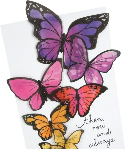 Miniatura 4 de Hallmark Tarjeta de cumpleaños exclusiva para hermana (mariposas)