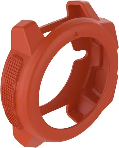 Miniatura 3 de FitTurn Funda para Garmin Instinct Watch – Protector de funda de diseñador delgado, bisel antiarañazos, funda de silicona (negro)