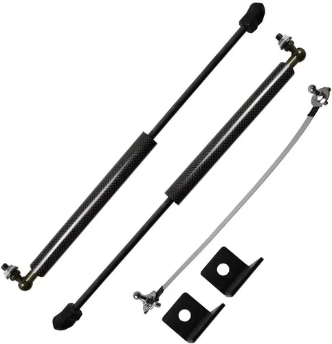 Miniatura 6 de Soportes de elevación para Ford Fusion 2013-2020 Capó delantero Modificar fibra de carbono con carga de gas, amortiguadores de choque con resorte