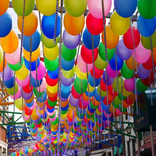 Miniatura 6 de COLOGO 5000 unidades de pegamento transparente para globos, puntos adhesivos extraíbles, 50 rollos de puntos de doble cara de cinta adhesiva