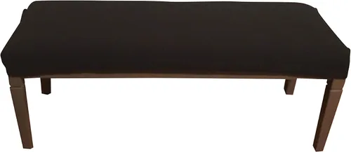 Protector impermeable para banco de comedor, perfecto para niños, ancianos, restaurantes, clínicas dentales, fiestas, hogar, lavable a máquina, Negro