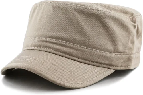 Miniatura 51 de The Hat Depot Cadet Military Army - Gorra de béisbol de algodón lavado con teñido anudado y algodón lavado básico y desgastado, gorra de algodón