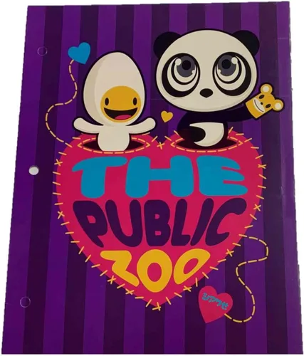 Miniatura 5 de El público Zoo juego de carpetas para 4 ~ Happy Rainbows en negro, Craft tiempo, amor la Lollipop, divertido con amigos
