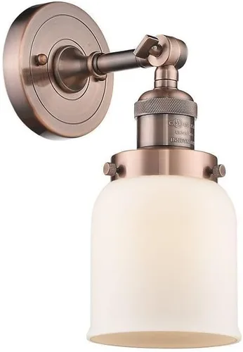 Miniatura 16 de Innovations 203-BB-G54 1 Aplique de luz, pantalla de campana pequeña, latón cepillado