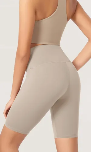 Miniatura 3 de ODODOS ODLEX - Paquete de 2 pantalones cortos de entrenamiento de cintura alta para mujer, control de abdomen, entrenamiento, gimnasio, atletismo