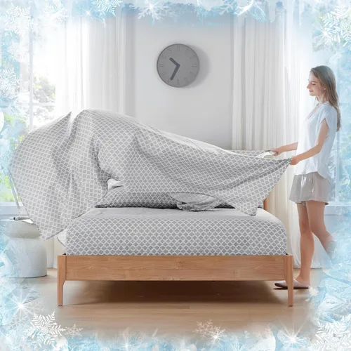 Miniatura 7 de Comfort Spaces Sábanas refrescantes King, sábanas Coolmax que absorben la humedad, suaves, juego de sábanas resistentes al descolorimiento, sábanas