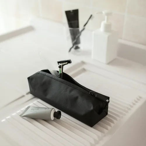Miniatura 6 de Comfyable Neceser pequeño para hombres, mini bolsa delgada para cepillos de dientes, bolsa de kit Dopp