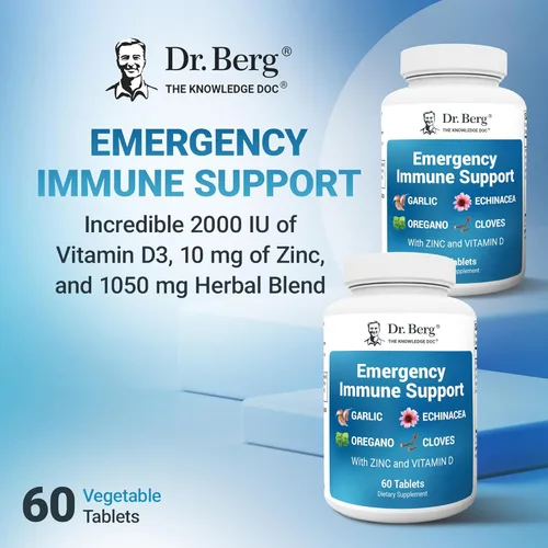 Miniatura 4 de Dr. Berg Apoyo Inmunológico de Emergencia con Echinacea - Potente mezcla de extractos de hierbas (advertencia: fuertes olores herbarios)