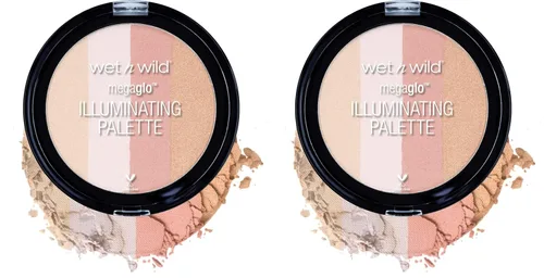Miniatura 9 de wet n wild MegaGlo - Paleta de maquillaje iluminador en polvo, color rosa pasarela, resaltador facial