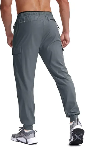Miniatura 4 de G Gradual Men's Joggers Hiking Cargo Pants Multi Pockets Lightweight Quick Dry Athletic Travel Golf Outdoor