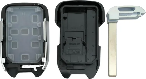 Miniatura 7 de Carcasa de repuesto para llavero inteligente compatible con GMC Acadia Terrain 2019 2020 2021 2022 cubierta de control remoto de coche con entrada