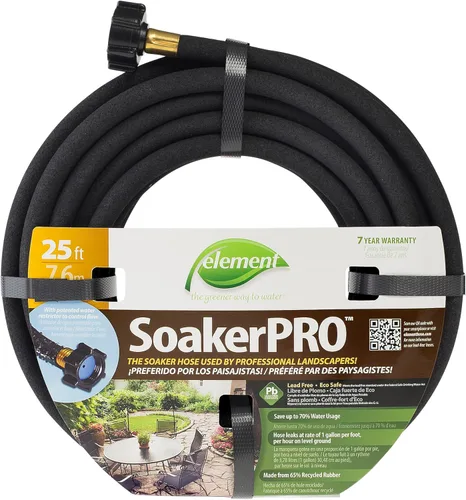 Miniatura 6 de Element SoakerPRO - Manguera para remojo, 75 pies de largo, 3/8 pulgadas de diámetro, color negro