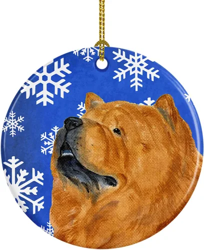 Miniatura 13 de Caroline's Treasures Cavalier Spaniel - Adorno de cerámica para colgar en el árbol de Navidad, para el hogar, Navidad, fiestas, regalo, 3 pulgadas