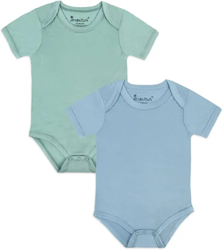 Miniatura 59 de Jimonda Body de rayón de bambú de manga corta para bebés, niños y niñas, trajes suaves para recién nacidos