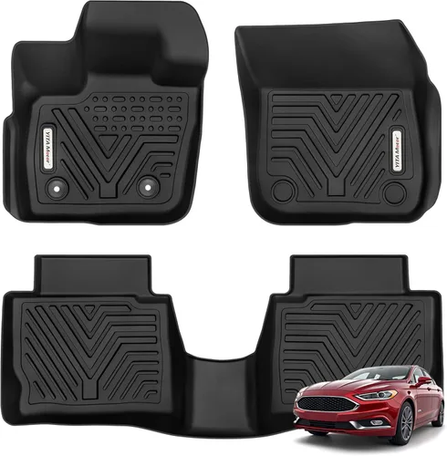 YITAMOTOR Alfombrillas compatibles con Ford Fusion y Lincoln MKZ 2017-2020, revestimientos de suelo deportivos de ajuste personalizado, protección