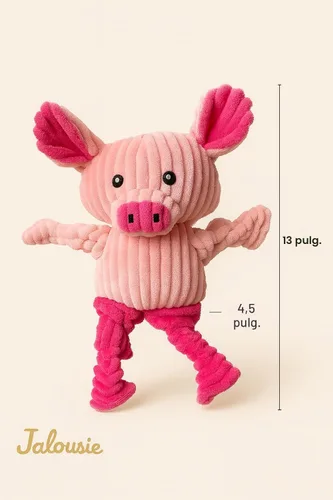 Miniatura 6 de Jalousie Paquete surtido de juguetes de peluche para cachorros y mascotas, juguete chirriante para perros medianos y grandes