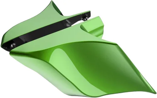Miniatura 10 de Advanblack Barracuda - Cubiertas laterales estiradas plateadas (brillantes), paneles extendidos para Harley Touring Street Glide Road Glide Electra