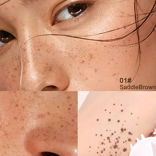 Miniatura 2 de Erinde Mejora Bolígrafo Líquido para Pecas, Sello de Pecas con Almohadilla de Aire, Sello de Pecas Mágico Natural de Secado Rápido y Larga Duración