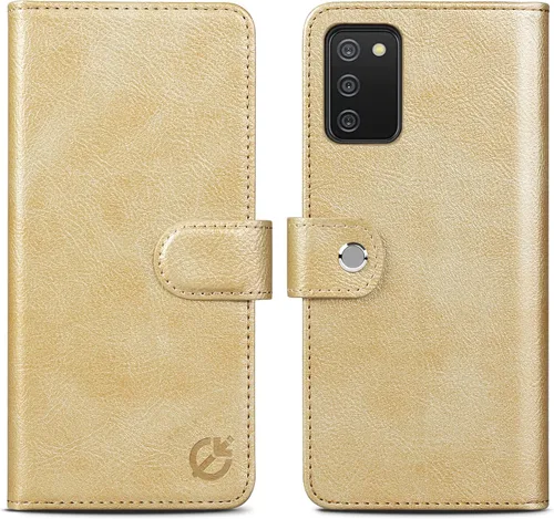 Funda tipo cartera para Samsung Galaxy A03S, funda plegable de piel de alta calidad, con bloqueo RFID, tarjetero y soporte magnético tipo folio, TPU